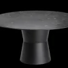 Nidaba matbord Silver/svart