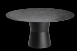 Nidaba matbord Silver/svart