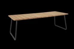 Nolli matbord Svart/teak