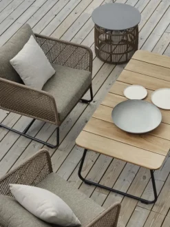 Nolli soffbord Svart/teak