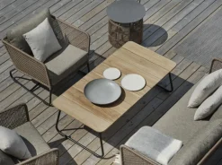Nolli soffbord Svart/teak