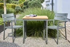 Nox cafébord Nordic Green/Bambu