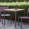 Nox cafébord Zin Red/Bambu