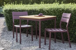 Nox cafébord Zin Red/Bambu