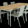 Nox matbord Dusty Green/teak