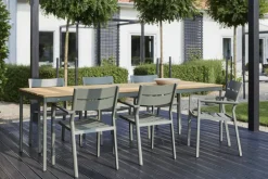 Nox matbord Nordic Green/Bambu