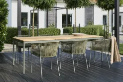 Nox matbord Nordic Green/Bambu