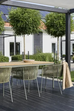 Nox matbord Nordic Green/Bambu