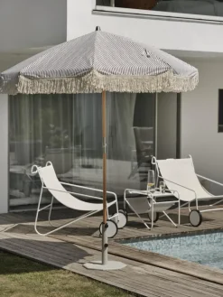 Poul Chair loungefåtölj Vit/vit
