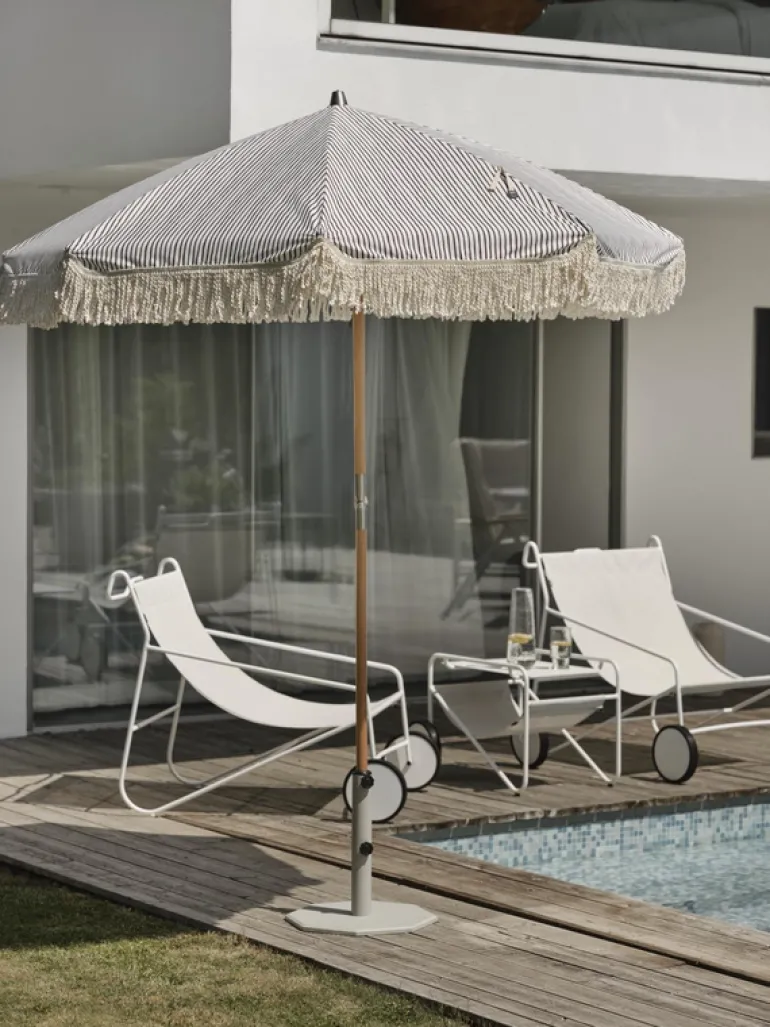 Poul Chair loungefåtölj Vit/vit