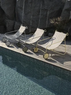 Poul Chair loungefåtölj Vit/vit