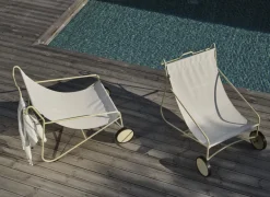 Poul Chair loungefåtölj Lemon/Off-white