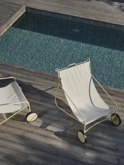 Poul Chair loungefåtölj Lemon/Off-white