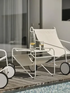 Poul Chair loungefåtölj Vit/vit