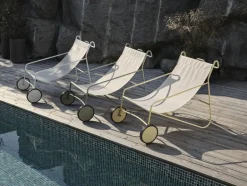Poul Chair loungefåtölj Lemon/Off-white