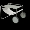 Poul Table sidobord Dusty green/Off-white
