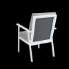 Samvaro karmstol Vit/Pearl grey