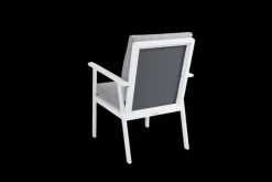 Samvaro karmstol Vit/Pearl grey