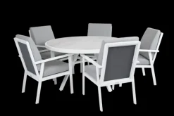 Samvaro karmstol Vit/Pearl grey