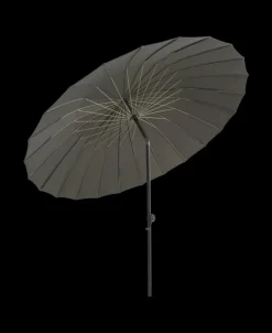 Shanghai parasoll Aluminium/grå