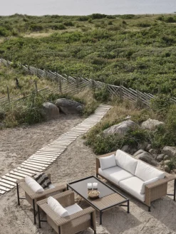 Shell 2,5-sits soffa Rustik/Teddy Rice