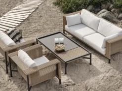Shell 2,5-sits soffa Rustik/Teddy Rice