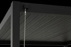 Utsikt pergola Svart