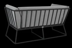 Vence 2-sitssoffa Svart/Pearl Grey