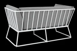 Vence 2-sitssoffa Vit/Pearl grey
