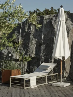 Vevi vilsäng Khaki/vit